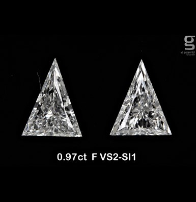 0.97 Paired Arrow Diamonds