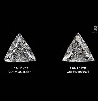 Triangle paired - 1.07CT