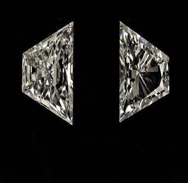 1.28CT trapezoid diamond