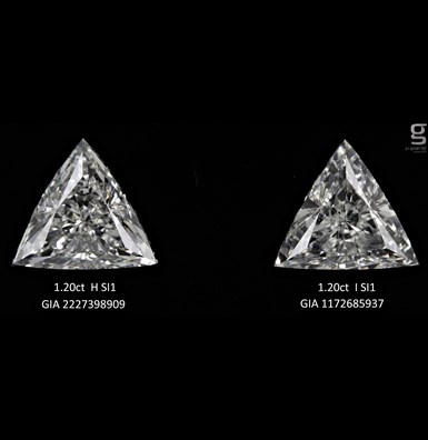 1.2CT GIA TRI Diamond Pair