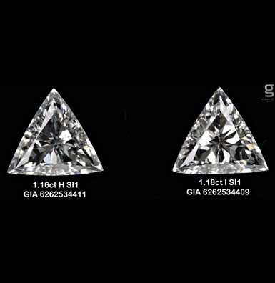 Unique Triangle Diamond Pair