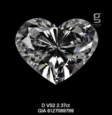Heart Shaped GIA Diamond