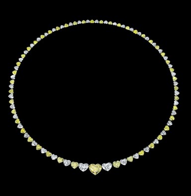 HS Graduated Necklace Wht FL