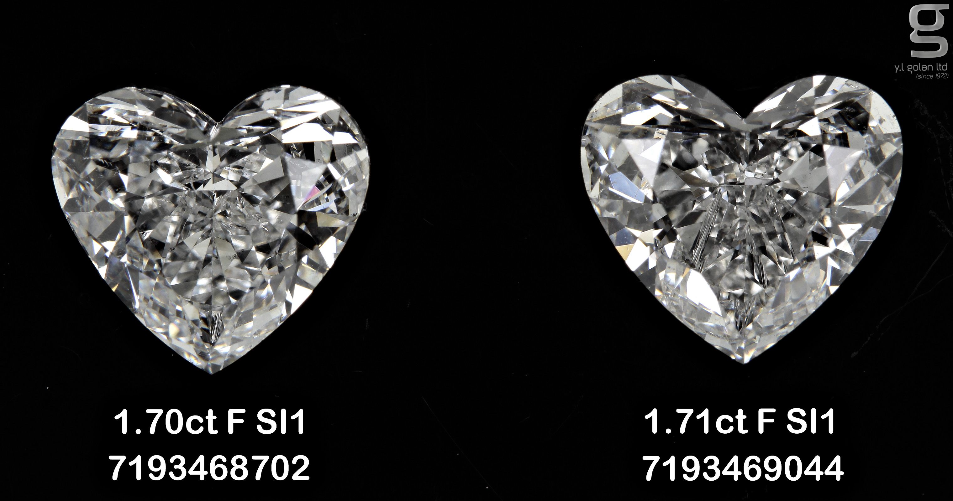 1.7CT Paired Heart Shaped