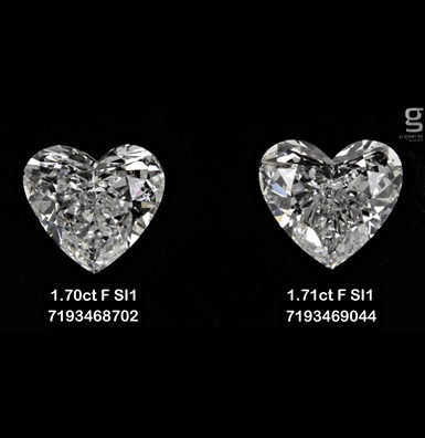 1.7CT Paired Heart Shaped