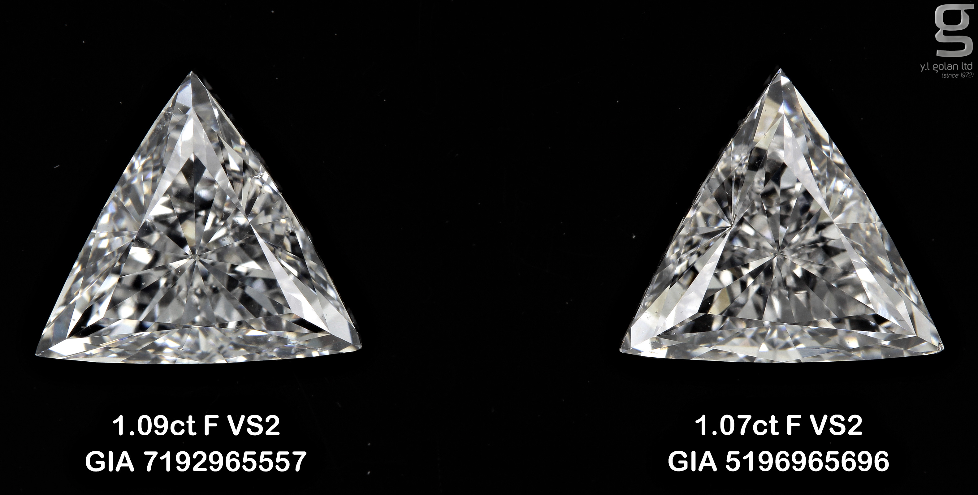 Triangle paired - 1.07CT