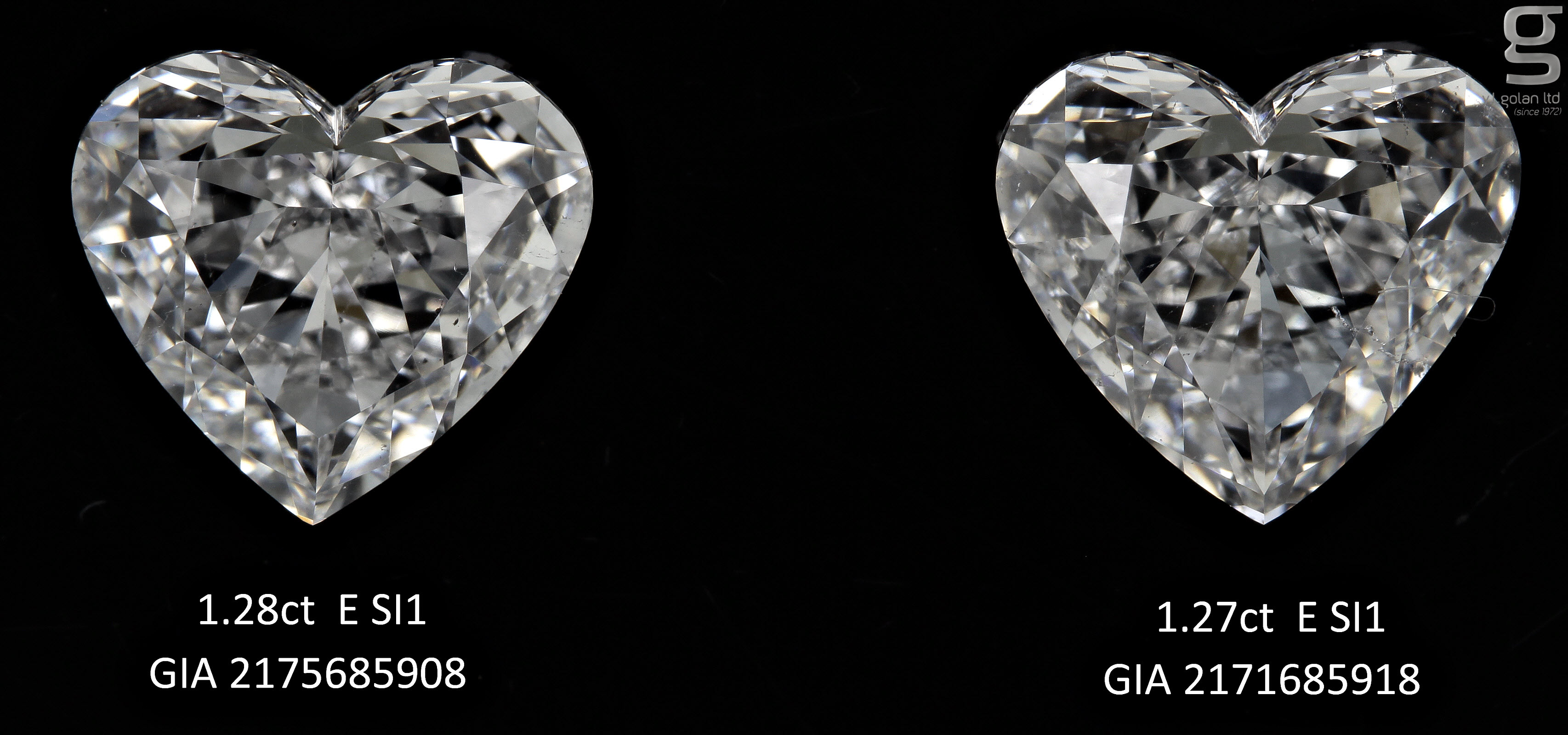 GIA HS Diamond Pair