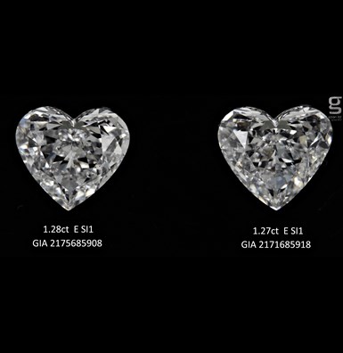 GIA HS Diamond Pair