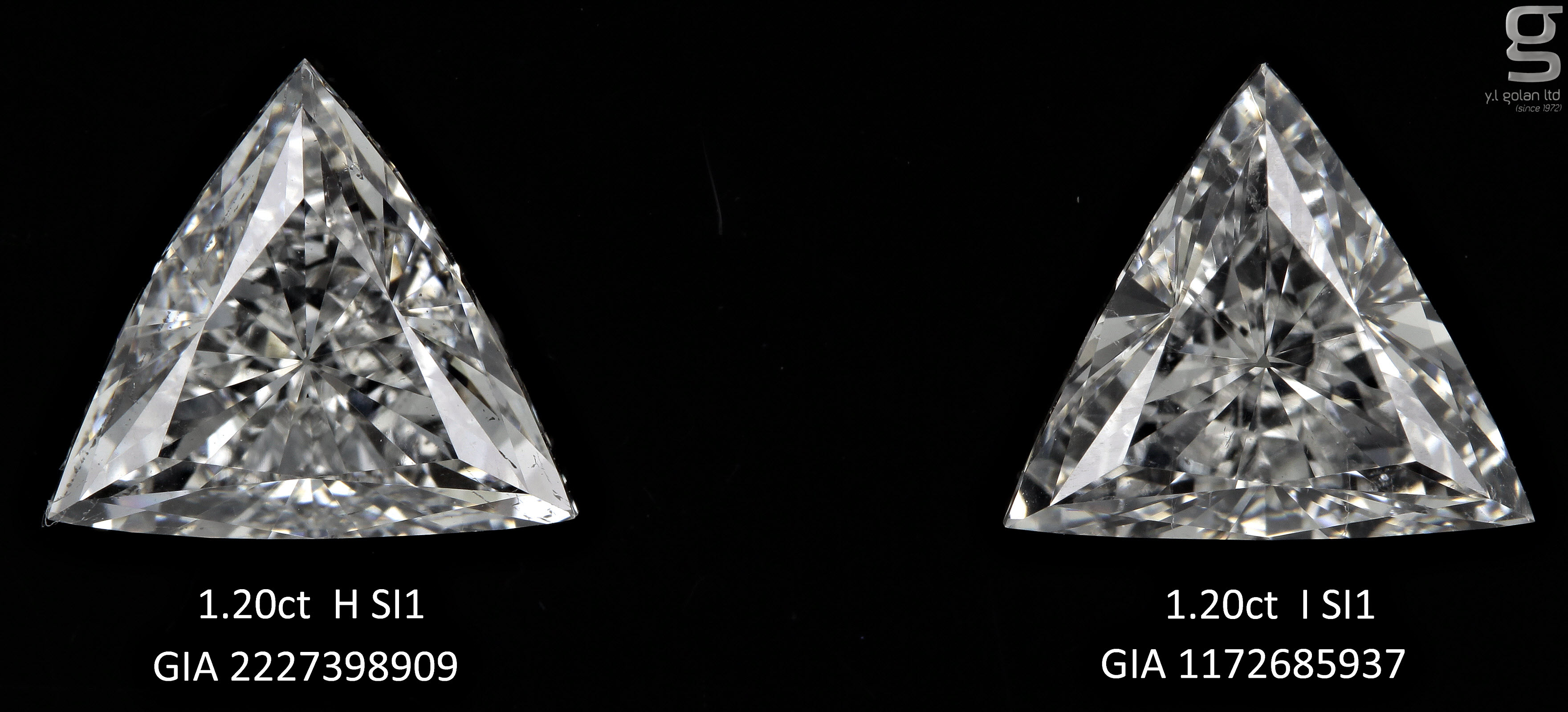 1.2CT GIA TRI Diamond Pair