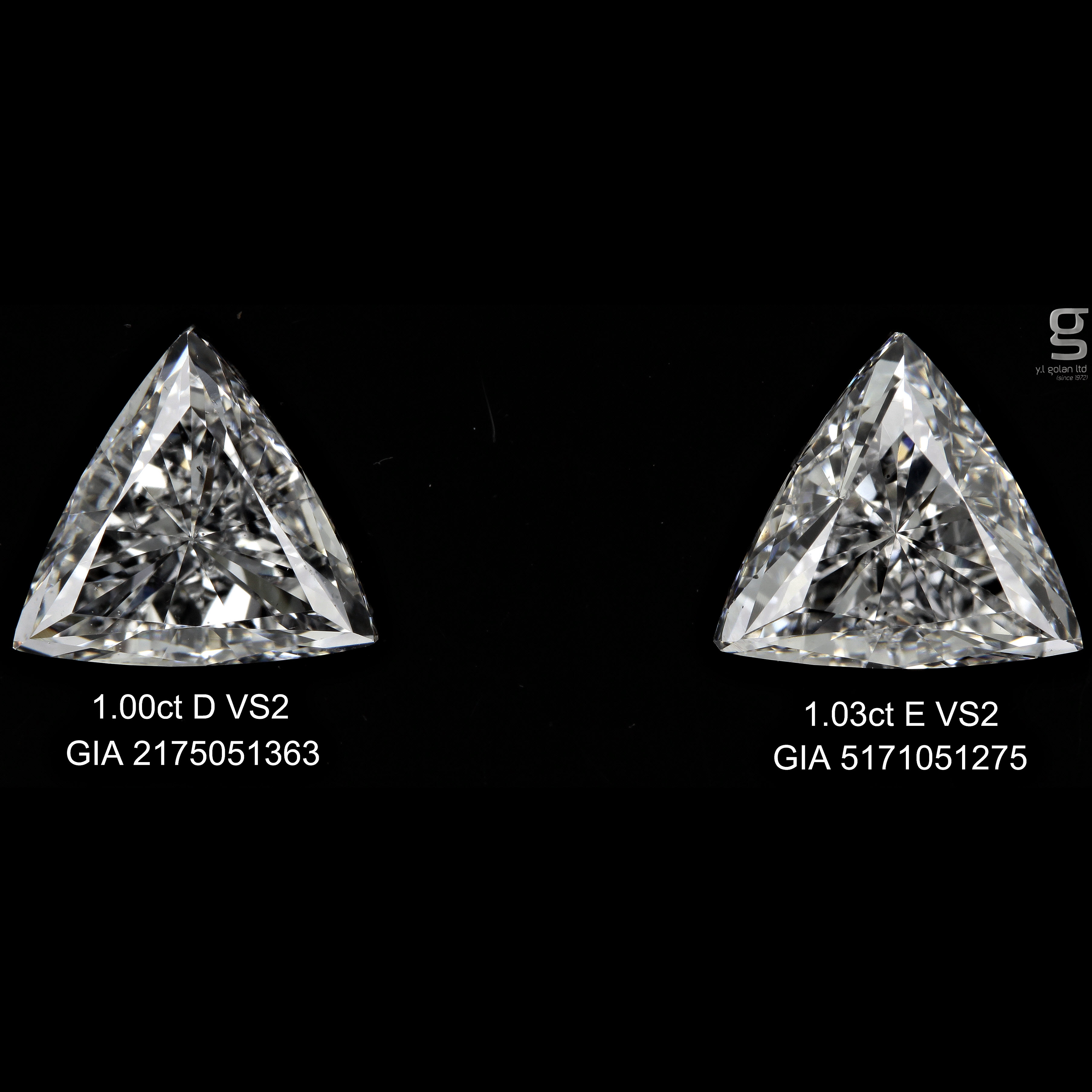 Elegant TRI Diamond Pair