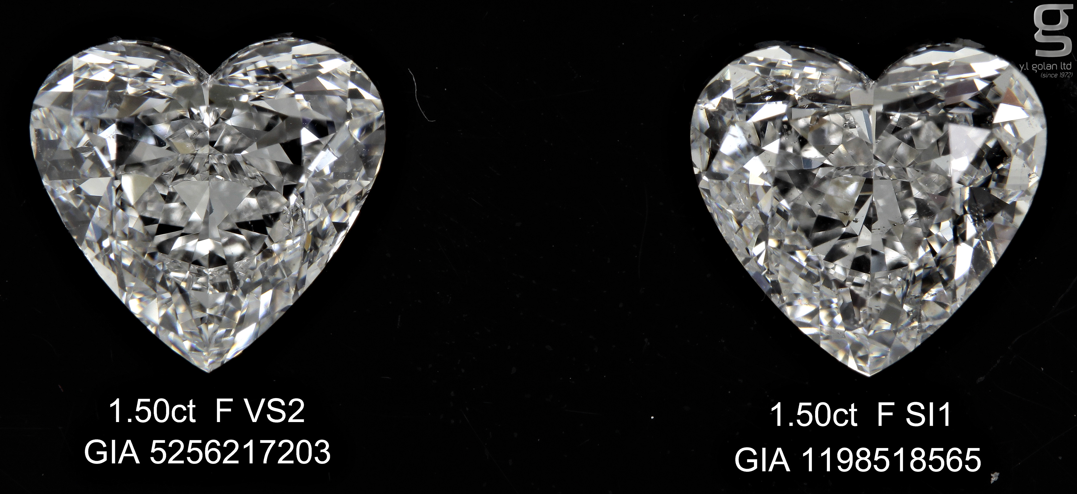 Magnificent Heart Shaped Pair