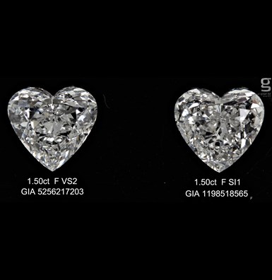 Magnificent Heart Shaped Pair