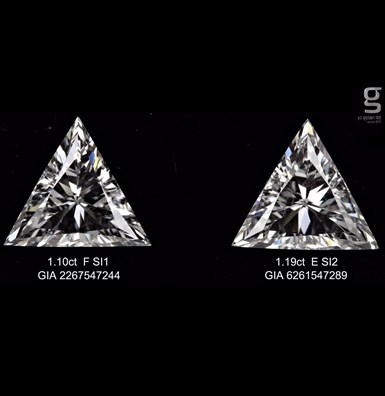 GIA Triangle Lovely Pair