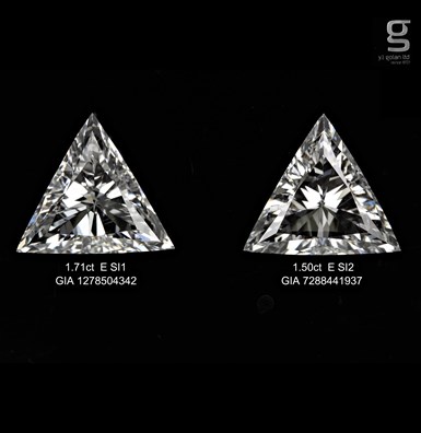 Unique Triangle Pair Diamonds